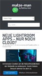 Mobile Screenshot of matze-man.de